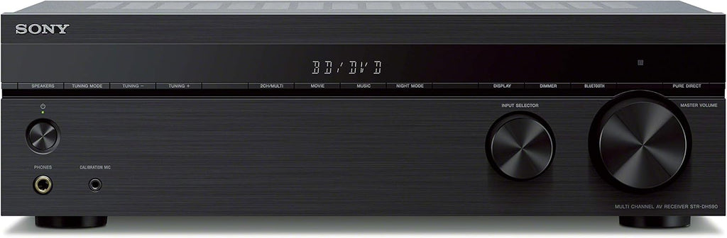 Sony STRDH590 5.2 multi-channel 4k HDR AV Receiver with Bluetooth (Renewed)