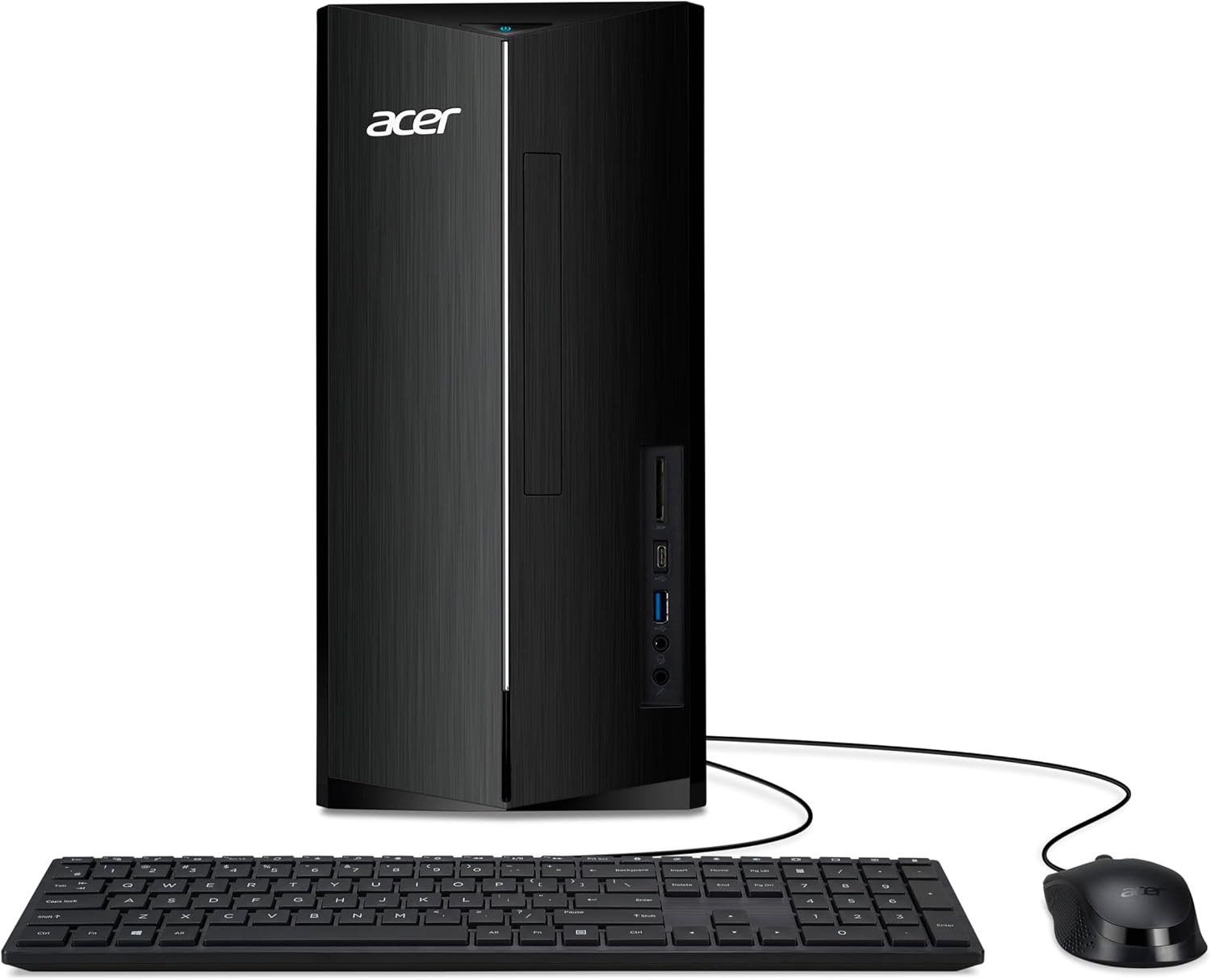 acer Aspire TC-1780-UA92 Desktop | 13th Gen Intel Core i5-13400 10-Core Processor | 8GB 3200MHz DDR4 | 512GB M.2 2280 PCIe Gen 4 SSD | SD Card Reader | Intel Wi-Fi 6E AX211 | Windows 11 Home,Black