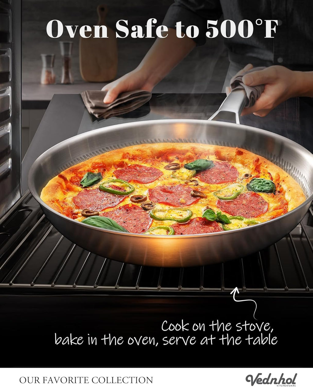 Titanium Pans set with 2Lids,8+10+12Inch Pure Titanium Hammered Upgarde Pro Non-Toxic Skillet for Cooking, PFAS/PFOA/PTFE Free Cookware, Dishwasher&Oven Safe, Kitchen Induction Compatible