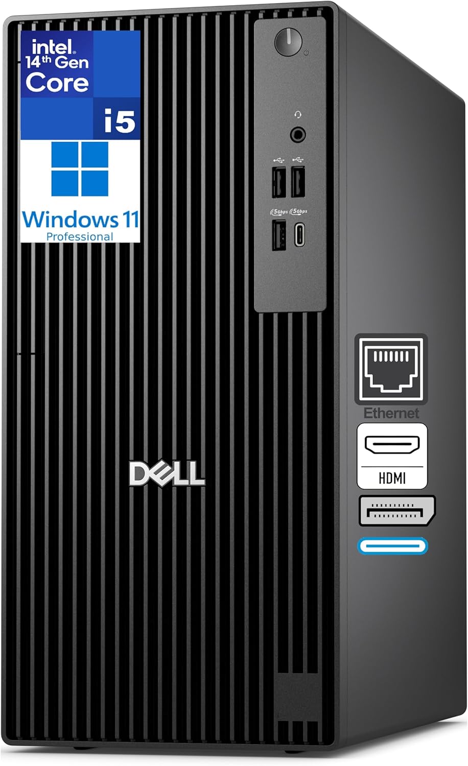 Dell Business Tower Desktop, 14th Gen Intel i5-14500 vPro (14-Core, up to 5.0GHz), 16GB DDR5, 512GB PCIe SSD, Support Dual Monitor, Windows 11 Pro– for Business Productivity & Enterprise