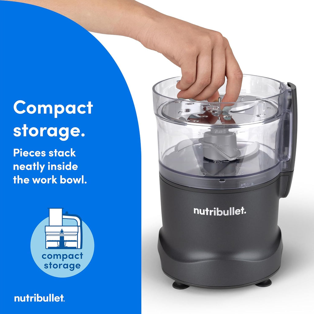 nutribullet Limitless Food Processor Gunmetal Gray