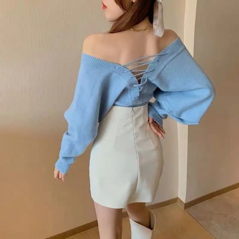 Women Stylish PU Leather White Zipper Patchwork Skirt High Waist Skirt Korean Solid Color Short Sexy Bodycon Skirts Mini Bottom