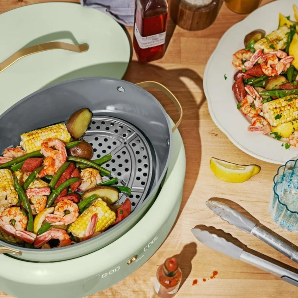 Multi-Cooker 6-Quart 10-in-1 Electric Multi Cooker, Digital Controls, Slow Cook, Steam, Sauté & Rice, Oven-Safe Nonstick Pot