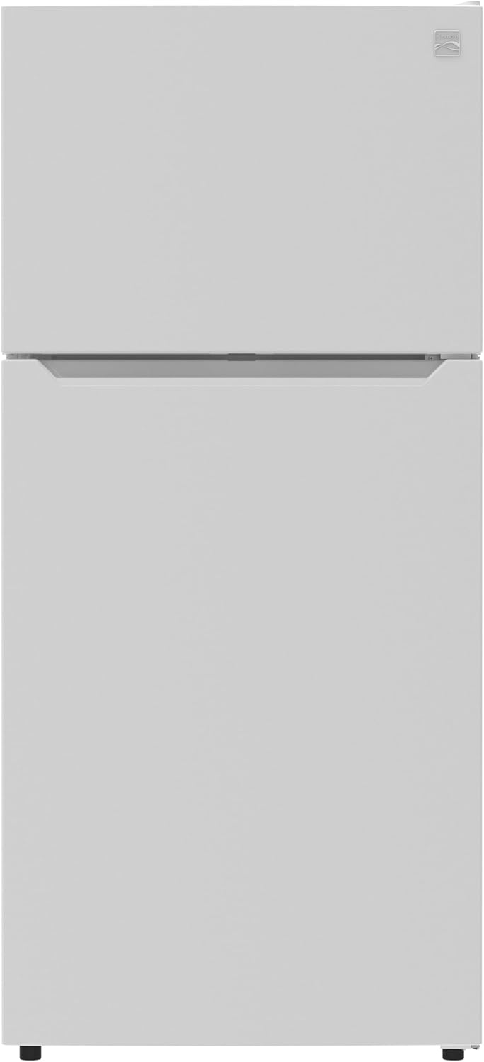 Kenmore 30" Top Mount Refrigerator with Freezer - Adjustable Shelving, Humidity-Controlled Crispers, LED Lighting, ENERGY STAR Certified, Garage Ready, 18.1 cu. ft. Capacity - White
