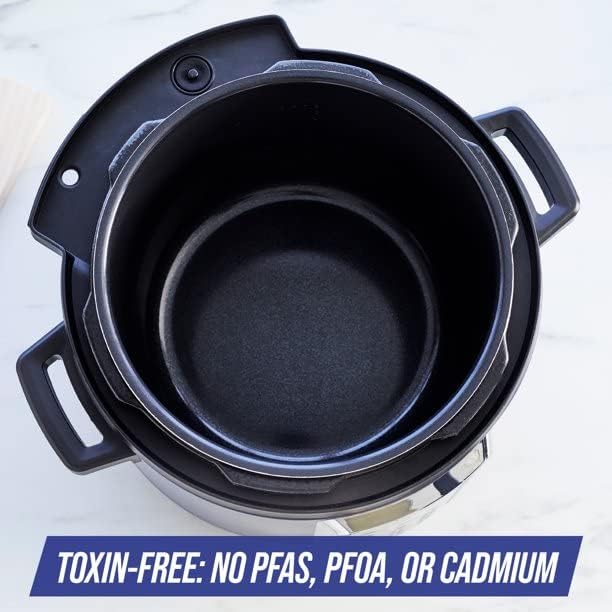 16-in-1 Nonstick 6 Quart Pressure Cooker, Slow Cooker, and More, One Touch Cooking, The Smart Release Feature Automatically Customizes Pressure, Suitable for Dining Room, Kitchen Etc, Blue