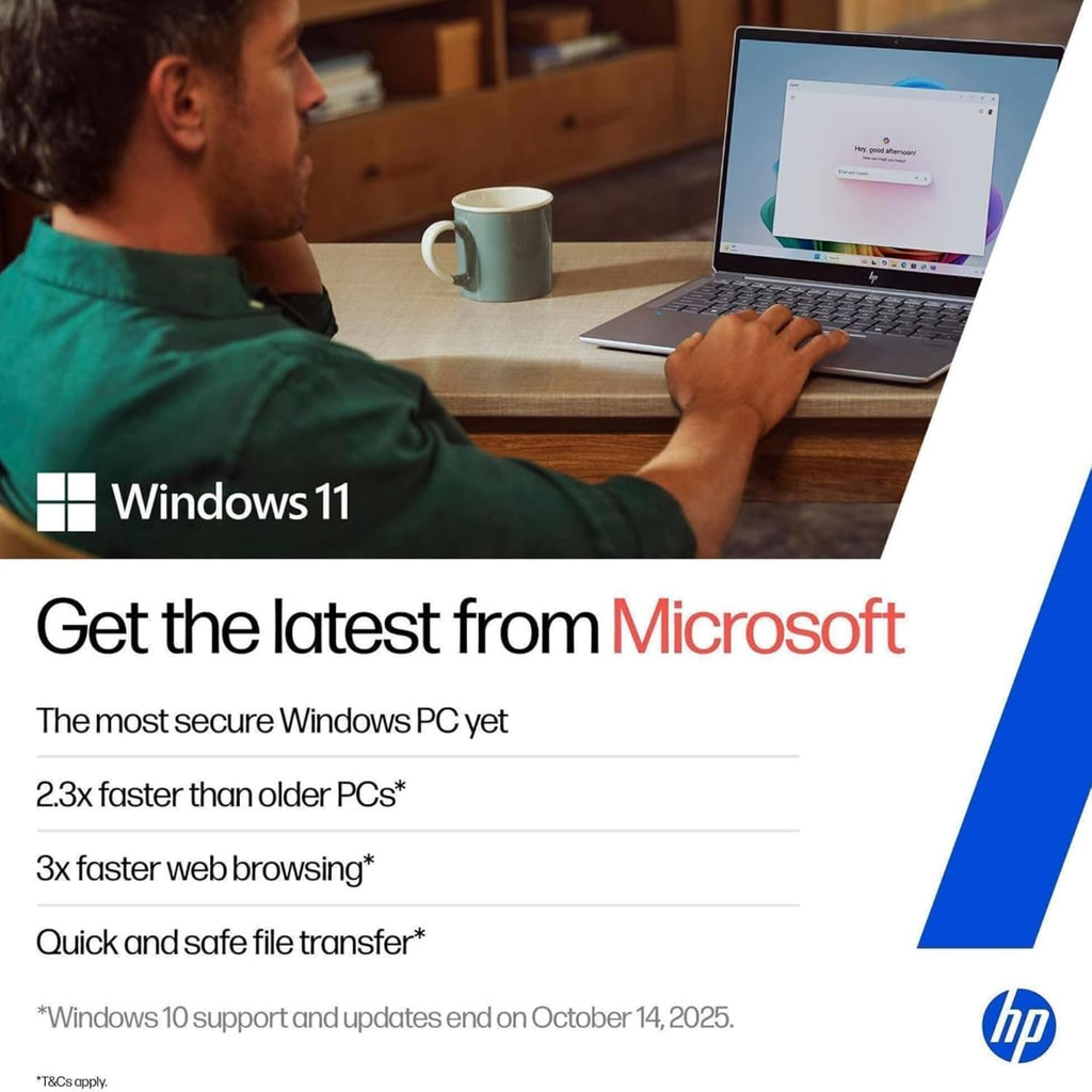 HP 16GB RAM Student and Home Laptop with Microsoft 365, 64GB SSD, Fast Intel Core, Win 11 w/o Earbuds – Perfect for Work & Play