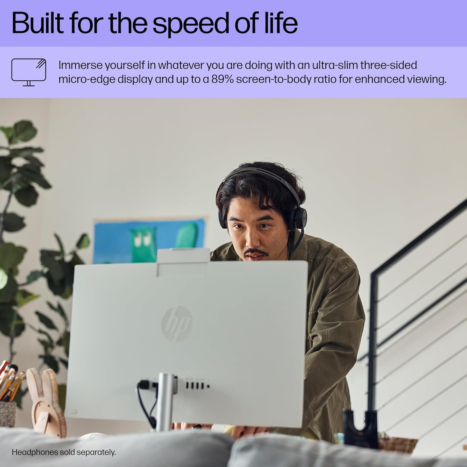 HP 24 23.8" FHD Touchscreen All-in-One Desktop Computer for Office, Latest 13th Gen Intel Octa-Core CPU (Beats i5-6360U), 16GB RAM, 512GB PCIe SSD, HDMI, Wi-Fi, Bluetooth, Business AIO, Windows 11