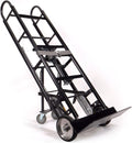 US Cargo Control Appliance Dolly Heavy Duty with Stair Climber & Kickback Wheels, 1,200 LBS Capacity, Industrial Appliance Hand Truck with Single Auto Recoil Strap System, Heavy Duty Steel Hand Truck