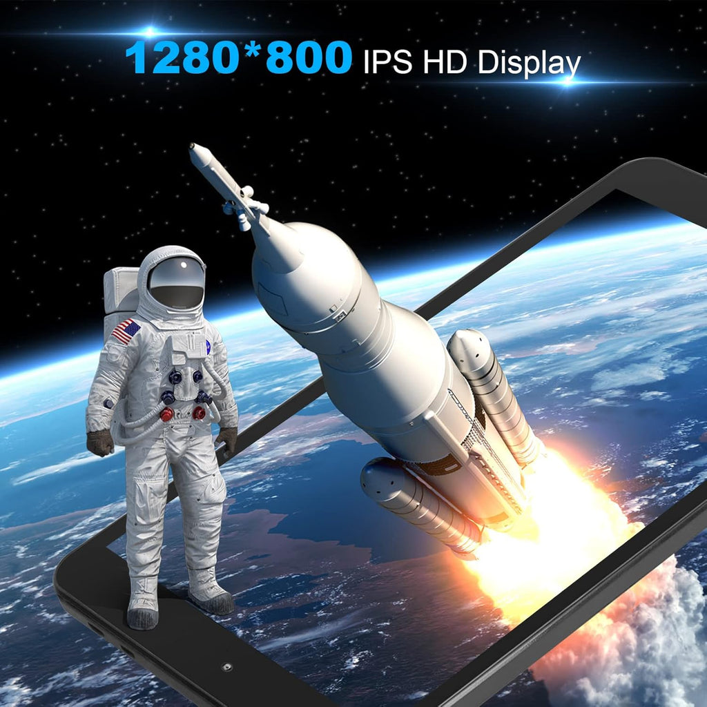 8 Inch Windows 10 Tablets, Quad Core CPU 64GB Storage 128GB Expand PC Windows Tablet Computer, 1280 x 800 IPS HD Touchscreen, WiFi, 4000mAh Battery, Bluetooth 4.0