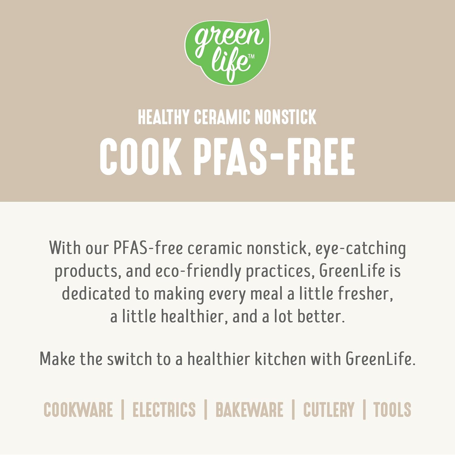 GreenLife 8QT Slow Cooker, Non-Toxic PFAS-Free Ceramic Nonstick Removable Interior Bowl, Programmable, Family Friendly, Keep Warm, Stovetop & Oven Safe, Dishwasher Safe Crock, Timer, Glass Lid, Cream