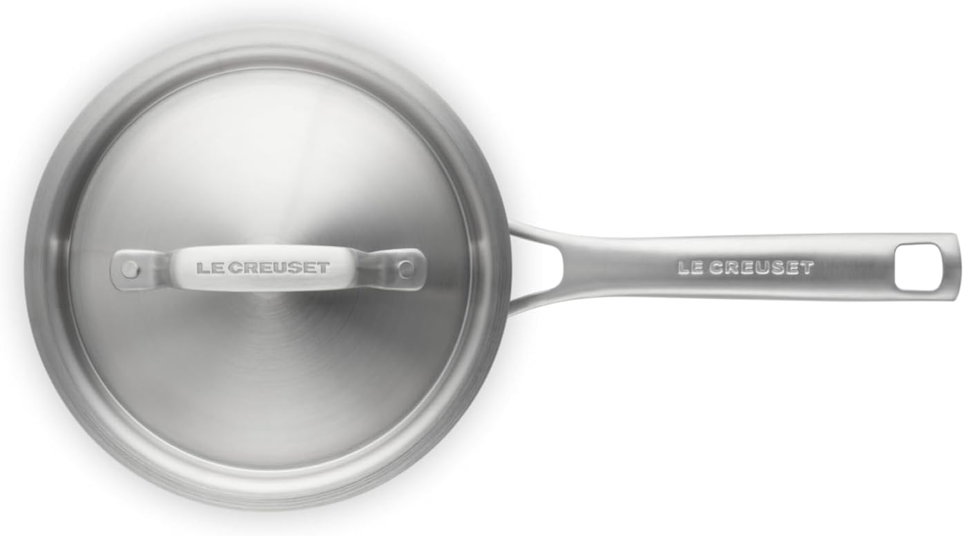 Le Creuset Stainless Steel Essential Saucepan, 2qt