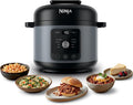 Ninja HyperHeat 9-in-1 Electric Pressure Cooker | 6.5 Qt Multi Cooker with Sear/Sauté, Slow Cooker, Rice Cooker, Sous Vide | 1200W | Fast Cooking, PFAS-Free Pot | Stone Purple | PC201SP