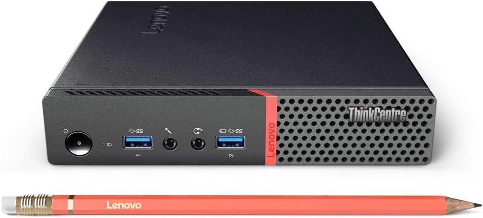 Lenovo ThinkCentre M900 Mini Desktop Computer, Intel Core i5-6500T, 8GB RAM, 250GB SSD, USB 3.0, Keyboard and Mouse, Windows 11 Home (Renewed)