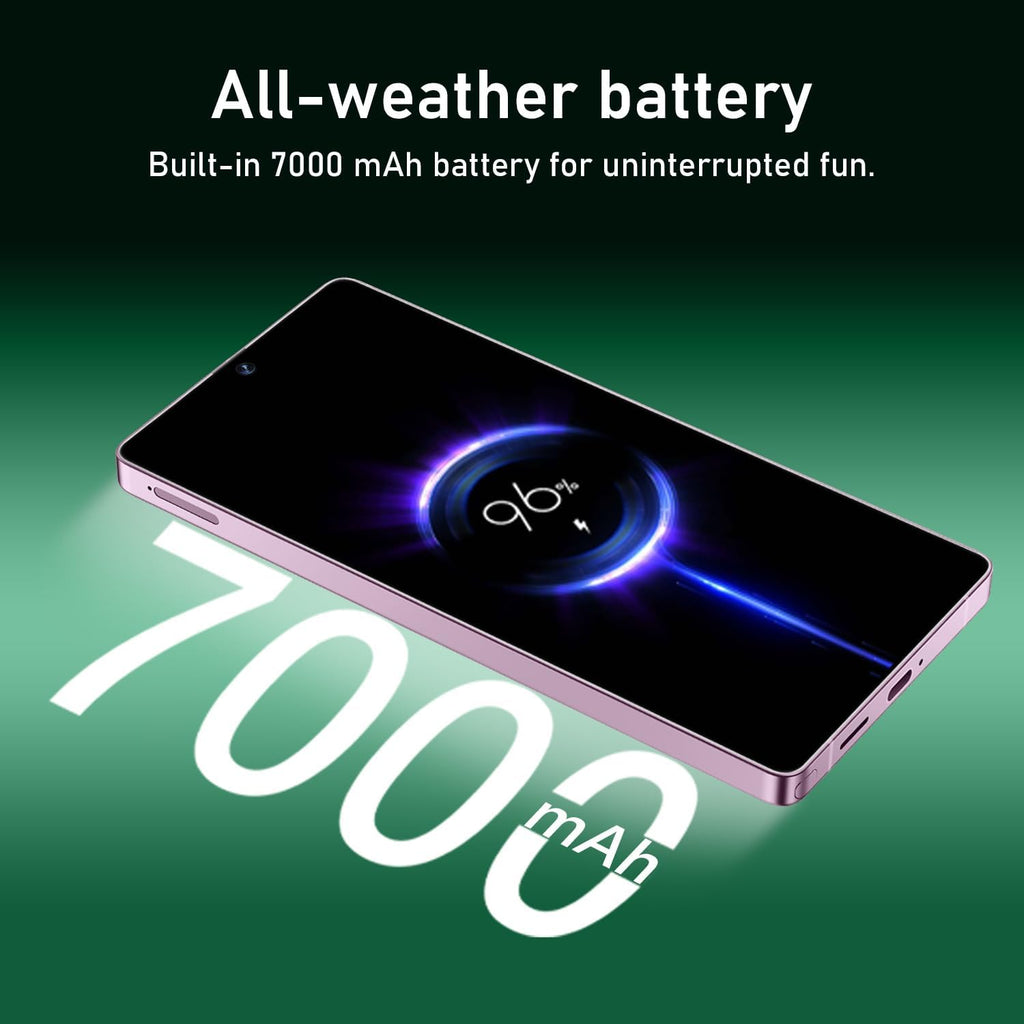 I25 Ultra: 6.99" FHD+ Android 14 Smartphone | 12GB+512GB | 108MP+68MP Camera | 7000mAh Battery | Built-in Stylus Pen | Blazing Fast Performance (Pink)