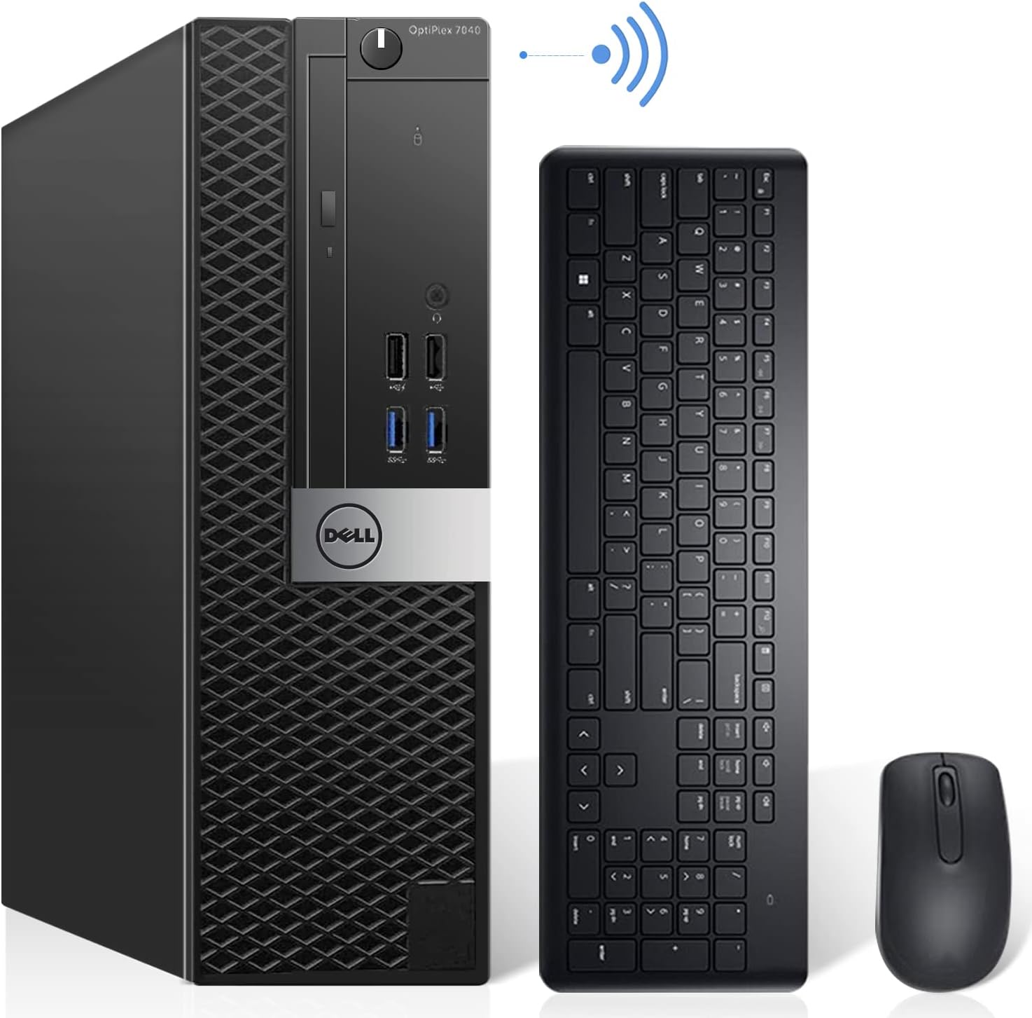 Dell OptiPlex 7040 SFF Desktop Computer PC, Intel Core i5-6500 3.20GHz, 32GB DDR4, New 1TB NVMe M.2 SSD 2TB HDD, AX200 Built-in WiFi 6, BT, HDMI, Wireless Keyboard & Mouse, Windows 11 Pro (Renewed)
