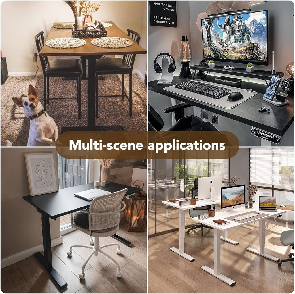 SANODESK Whole-Piece Particle Board Table Top for Standing Desk and Home Office Desk DIY, 55x28x1 Inch Maple Desk Top