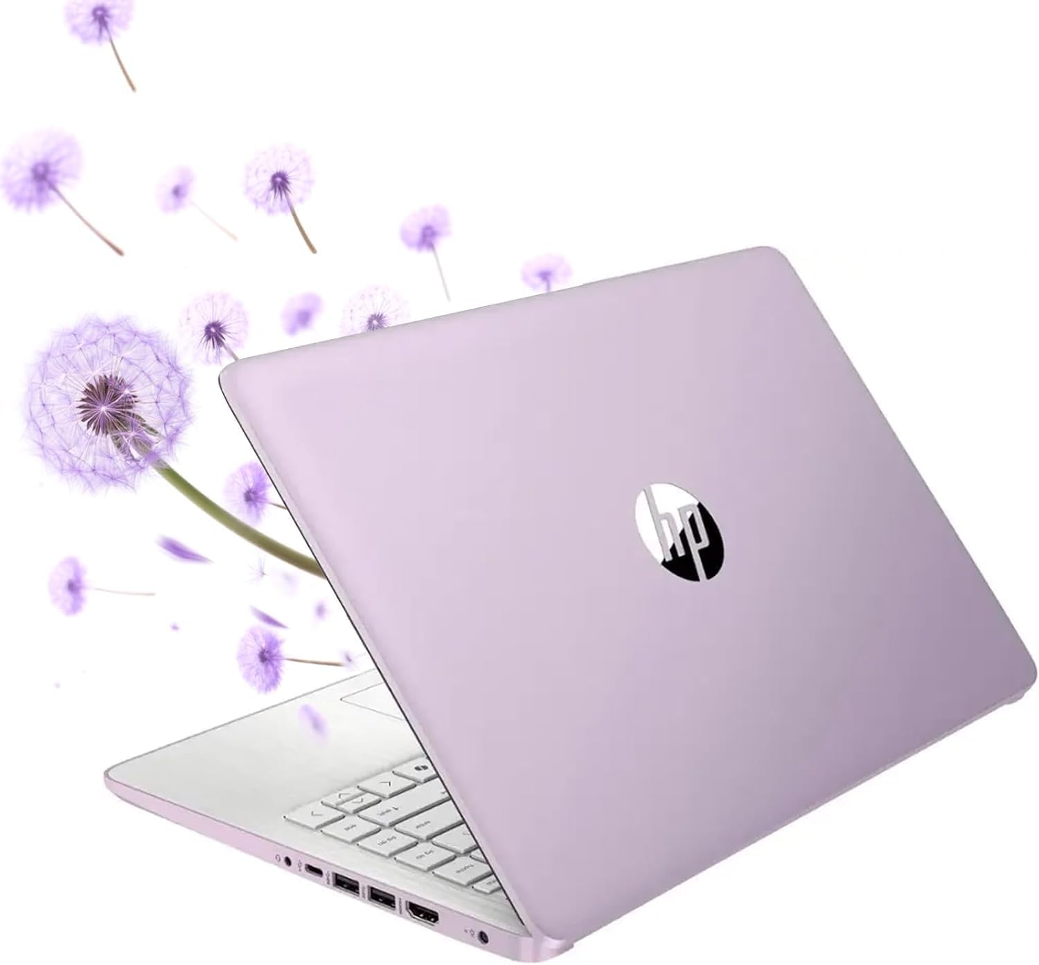 HP 14" HD Student Business Laptop, Intel Quad-Core N150, 8GB RAM, 128GB UFS, 1 Year Office 365, Slim Design, Webcam, HDMI, Bluetooth, WiFi, Win 11 S, Honey Lavender