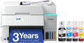 Epson EcoTank ET-3950 Wireless All-in-One Color Supertank Printer with up to 3 Years of Ink Refillable Tanks, Perfect for Home Office, 18 PPM, 2.4" Colorful Touchscreen, Auto Document Feeder - White