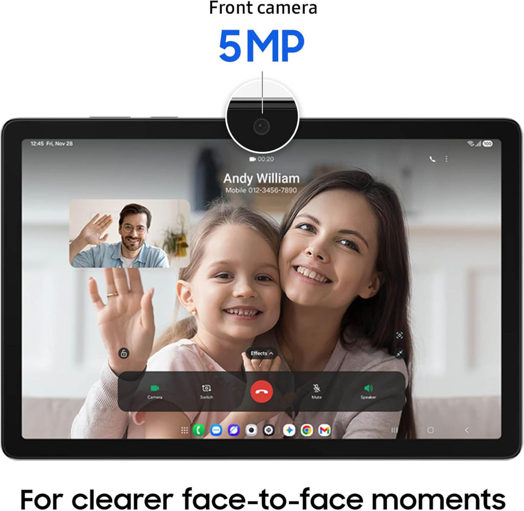 Samsung Galaxy Tab A11+ 8GB RAM, 256GB Storage, Optimized Performance, Long Lasting Battery, Expandable Storage, Large Display, Dolby Atmos Speakers, AI Assist, Slim, Light, 2 Year Warranty, Gray