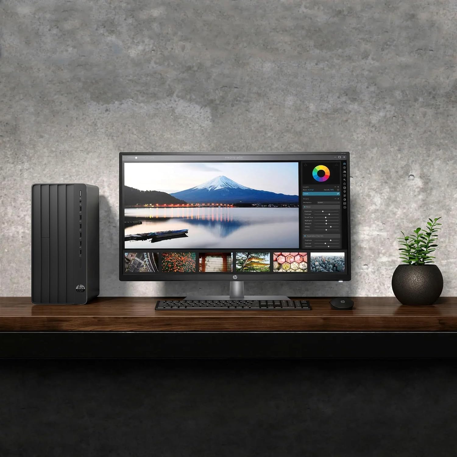 HP Desktop Computer Tower PC | Intel 6-Core i5-12500 | 8GB RAM + 256GB PCIe SSD | Complete Setup with WiFi, Bluetooth, Keyboard & Mouse | Windows 11 Home| Ideal for Home Office, Business & Student