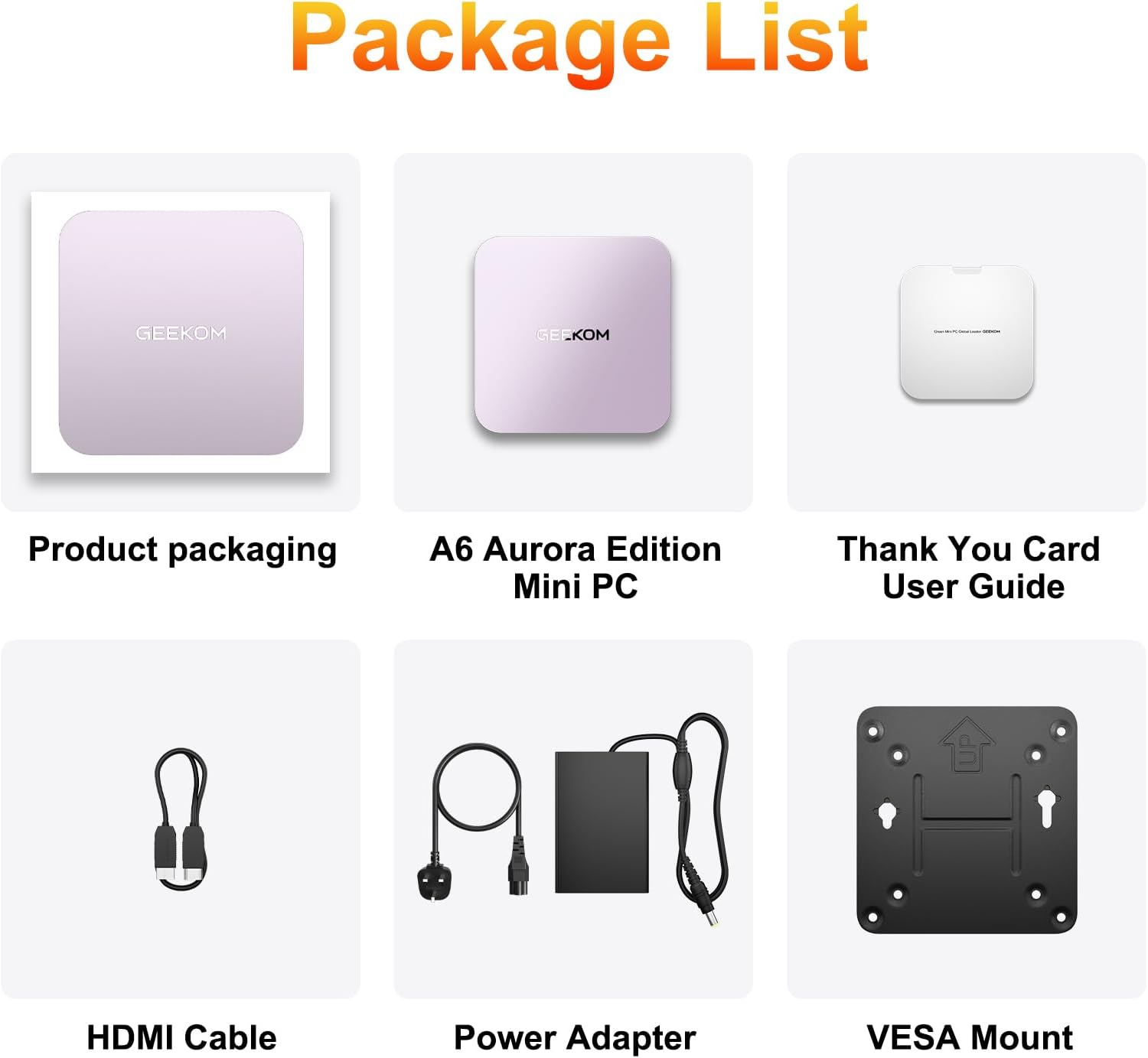 GEEKOM A6 Mini PC Aurora Edition for Home Office & Coding, AMD Ryzen 7 6800H, 16GB DDR5 RAM 1TB PCIe 4.0 NVMe SSD, Radeon 680M Aluminum Windows 11 Pro Desktop Computer, Support USB4/8K UHD/SD Slot