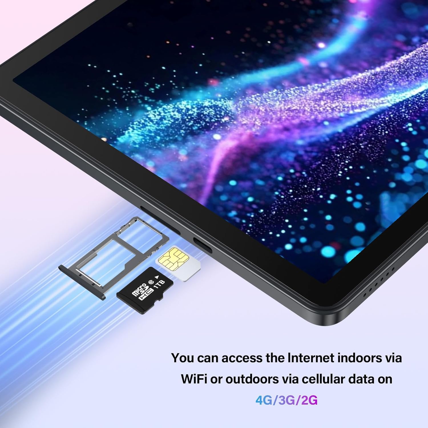 11 Inch-Android 15 Tablet 2026 Latest Update 16GB RAM 128GB ROM 1TB Expandion 5G WiFi Cellular 21MP Dual Camera Octa-core MTK8786.Gemini AI 2.0.Tablets with Keyboard,Mouse,protective film,Case-Gray