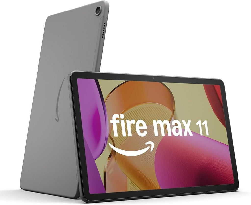 Amazon Fire Max 11 tablet (newest model) vivid 11” display, all-in-one for streaming, reading, and gaming, 14-hour battery life, optional stylus and keyboard, 64 GB, Gray
