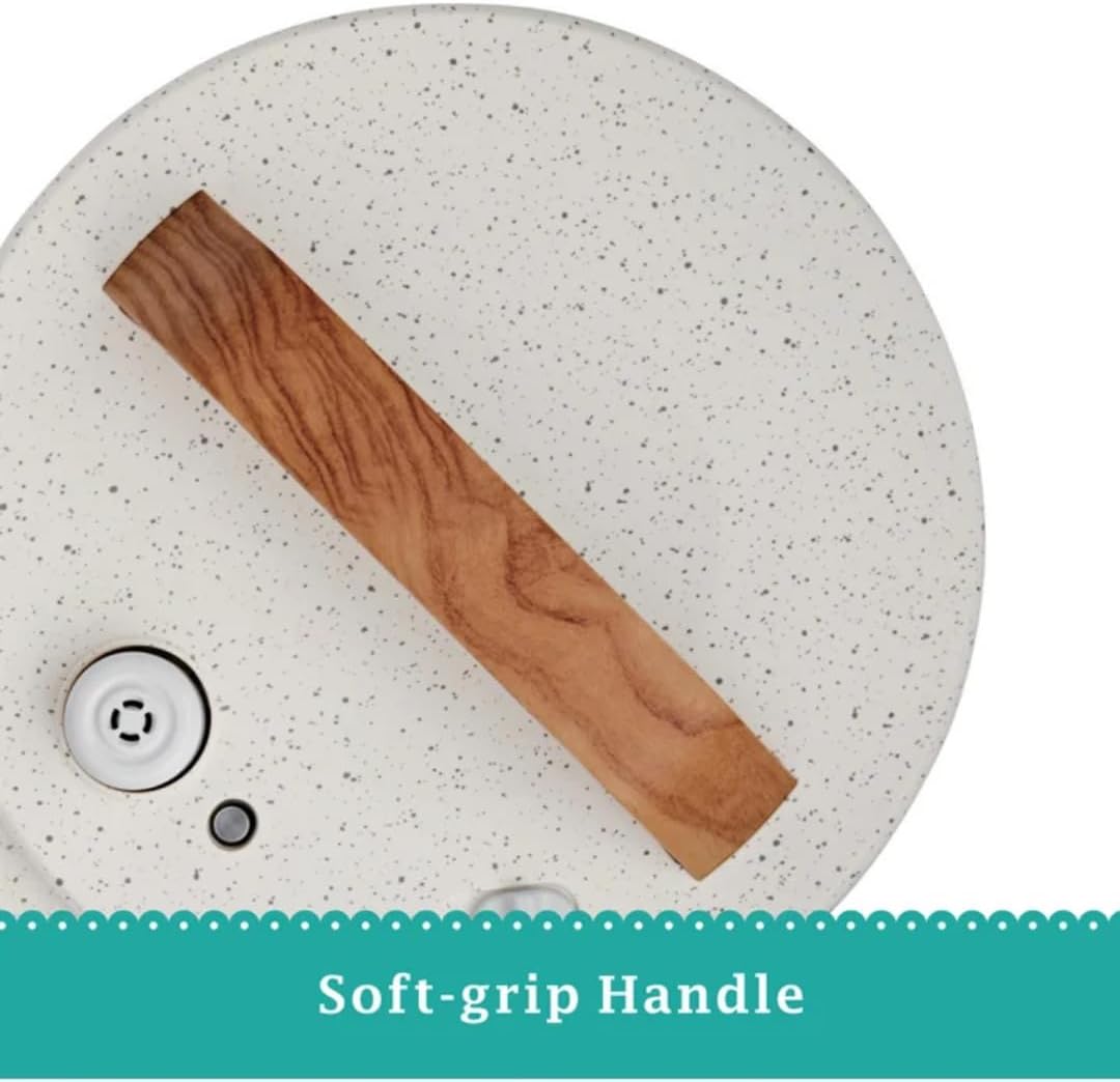 The Woman 6-Quart Electric Pressure Cooker with Touch Control Display & Locking Lid,Multi-Use,Keep Warm, Tempered Glass Lid