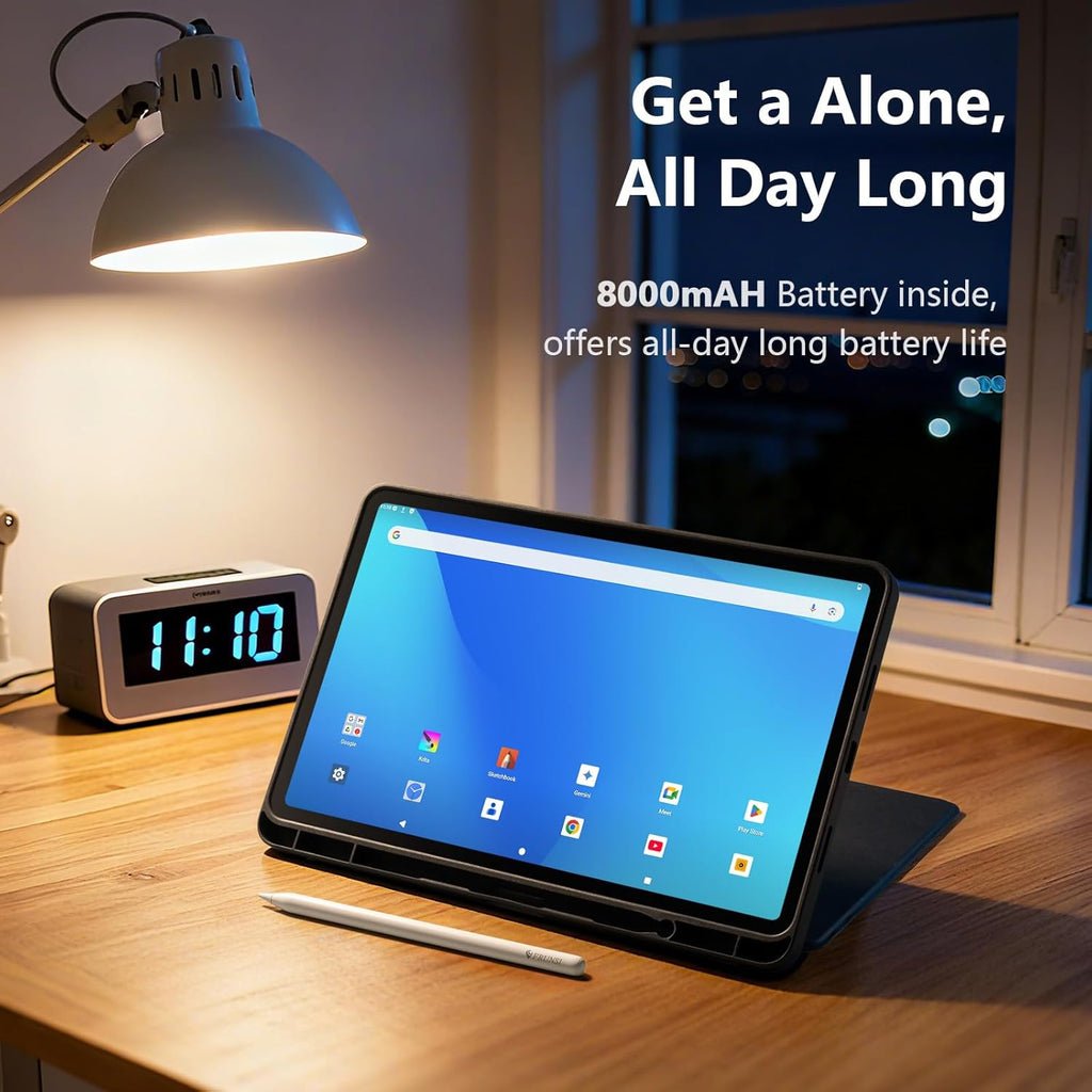 RubensTab T12 Standalone Drawing Tablet No Computer Needed,12 inch FHD Display,Octa-Core CPU,Pre-Installed Drawing Apps & Tutorials,More Bonus Items for Beginners, Artists, Students