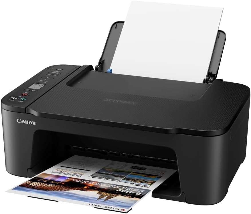 Canon PIXMA TS3720 - Wireless All-in-One Home Office Printer, Copier, Scanner, Mobile Friendly, Black