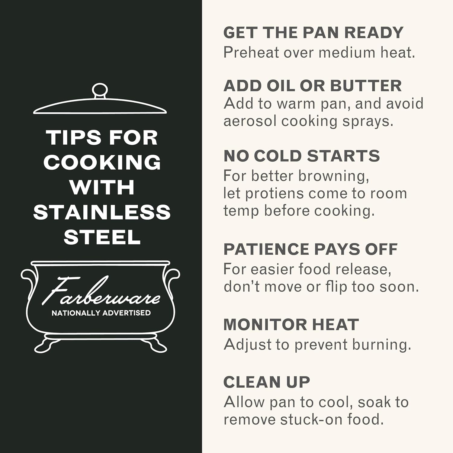 Farberware Classic Series Stainless Steel Pots and Pans with Baking Sheet Pan, Cooking Tools, and Lids, Induction Ready, Dishwasher Safe, 10 Piece Cookware Set, Metal Utensil Safe - Stainless Steel