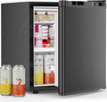 Antarctic Star Mini Fridge with Freezer, Rated 1.6 cu.ft, Small Upright Refrigerator with Removable Shelves, 7 Adjustable Thermostat, Low Noise for Bedroom/Apartment/Office,