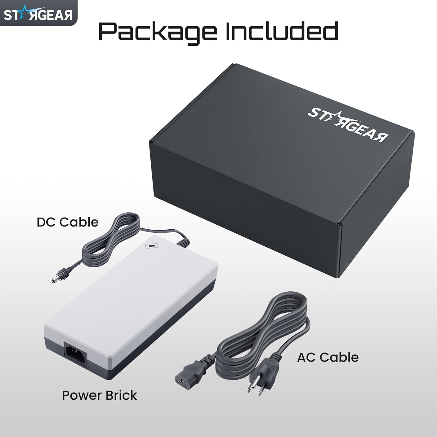 Starlink Gen 3 Charger, 195W AC Power Adapter for Starlink Standard 4X Kit, Replacement Starlink Accessories Starlink Power Supply Cable, 57V 3.42A Power Supply with AC Cord