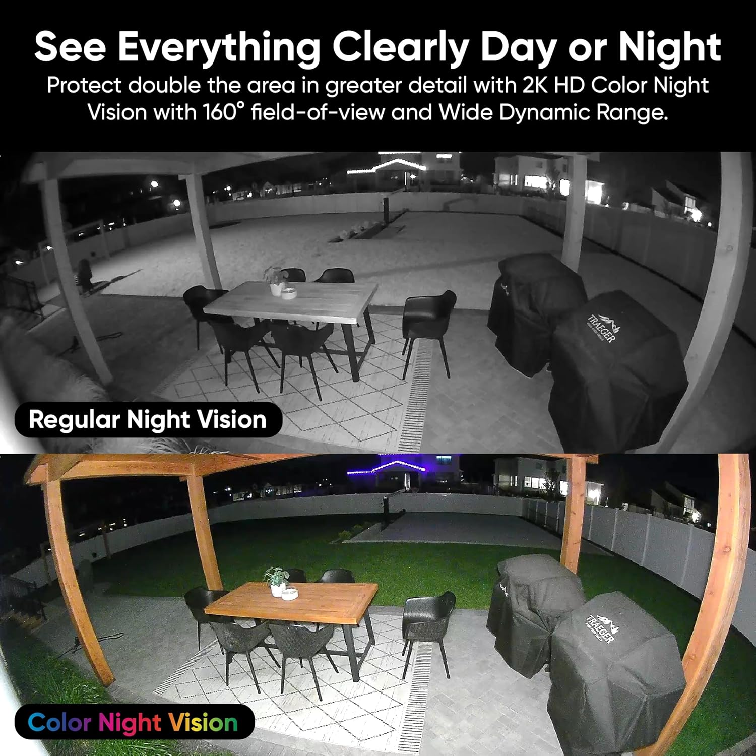 WYZE Bulb Cam Security Camera, 2K HD Outdoor Light Bulb Camera, Color Night Vision, Dimmable LED Bulb, Motion Detection, Siren Alarm, Works w/Alexa/Google Assistant (2 Pack)