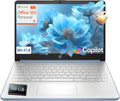HP Laptop Computer for Students, 2026 Edition AI PC, 1 Year Office 365, Intel Processor, 16GB RAM, 128GB UFS, 500GB External HDD, Long Battery Life, Webcam, WiFi 6, Windows 11 Home S, Sky Blue