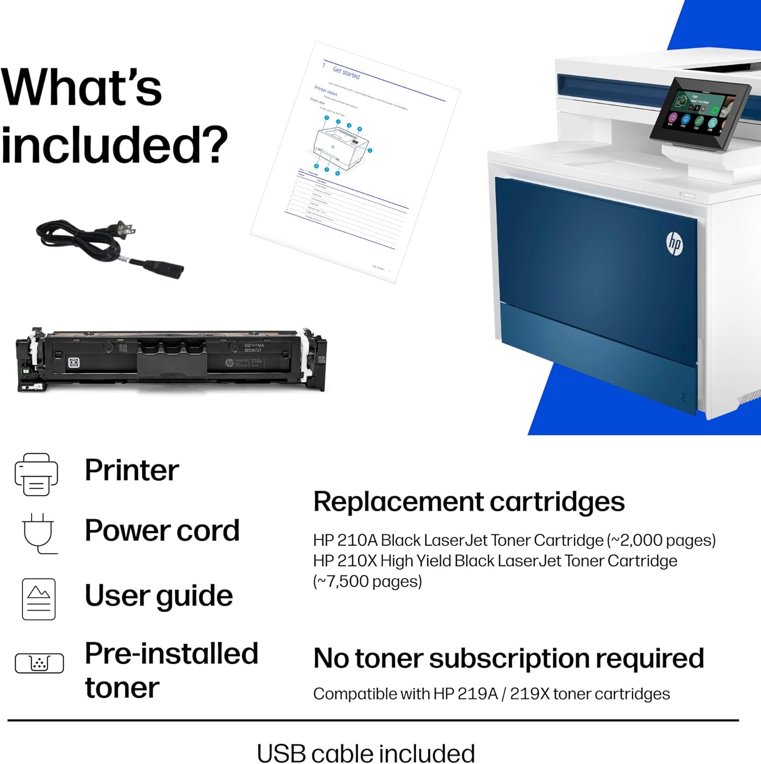 HP Color LaserJet Pro MFP 4301fdw Wireless All-in-One Color Laser Printer, Scanner, Copier, Fax, Best-for-Office