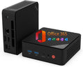 Mini PC, 1 Year Office 365, Intel Pentium Gold 6500Y (up to 3.4GHz), 16GB RAM 256GB SSD, Windows 11 Desktop Computers for Home Office Business Students, Triple 4K Display via USB-C/HDMI/DP, WiFi, BT