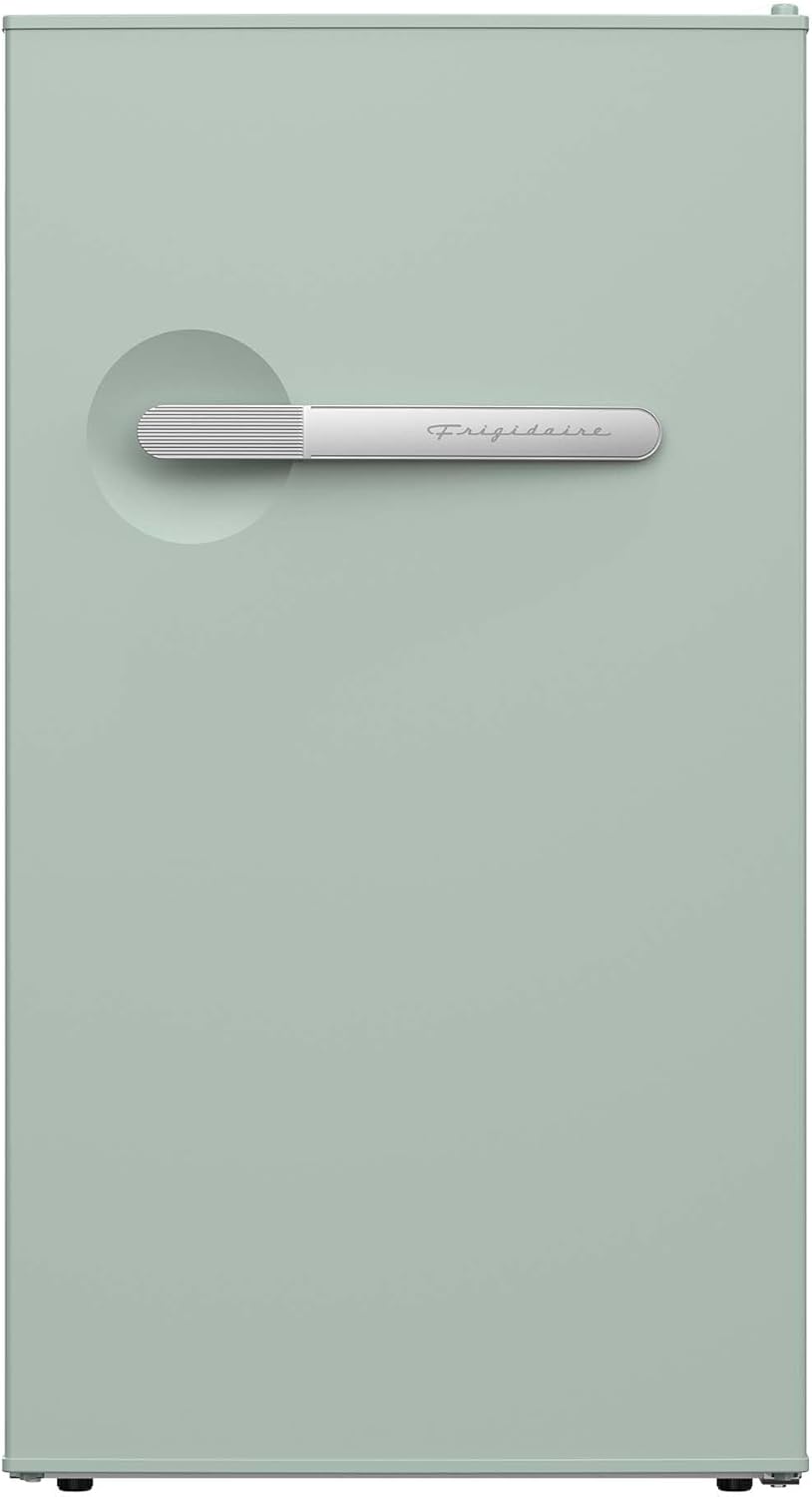 Frigidaire Refrigerator-Retro Mini Fridge Energy Saving-Adjustable Thermostat Control- Ideal for Dorm, Office, RV, Garage, Apartment 3.1 Cu Ft, GREEN