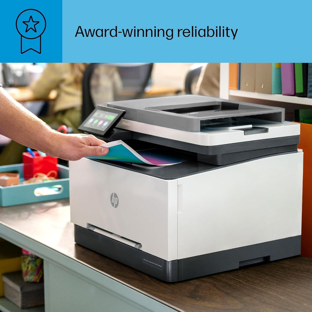 HP Color Laserjet Pro MFP 3301cdw Wireless All-in-One Color Laser Printer, Scanner, Copier, Best-for-Office (499Q3F) (Renewed)
