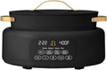 10-in-1 Electric Multi-Cooker, 6 Quart Programmable Cooking Pot with Digital Display, Nonstick Interior, One-Touch Controls, Multi-Function Kitchen Appliance (Black Sesame)