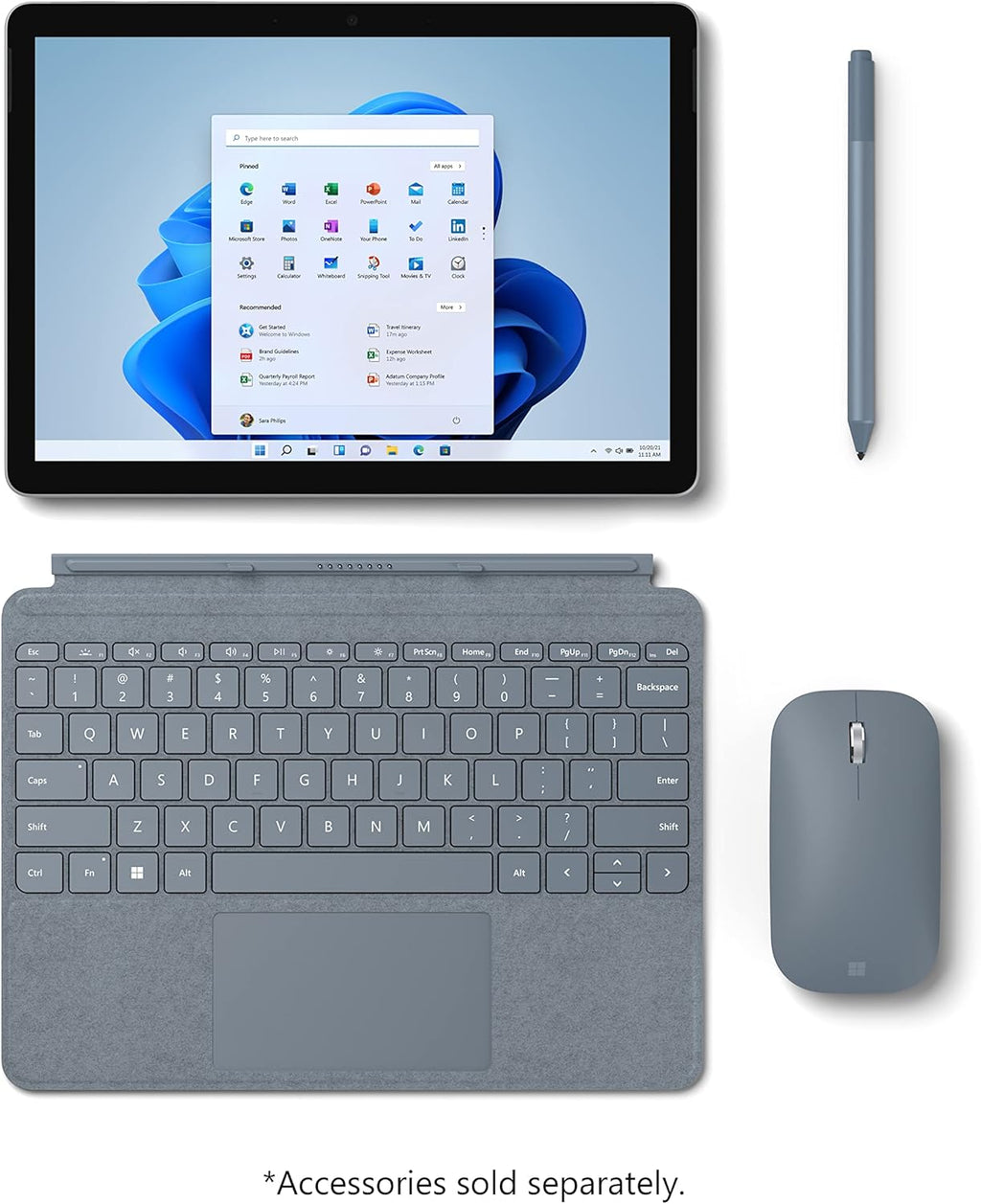 Microsoft Surface Go 2 10.5 inches Touch-Screen Intel Pentium 4GB RAM, 64gb STV-00001 (Renewed)