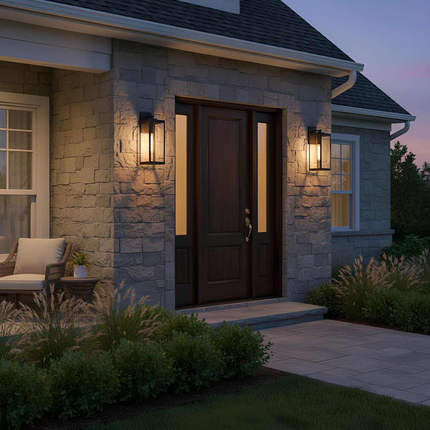 Quoizel Westover 17" Outdoor Wall Sconce, 1-Light Western Bronze with Clear Beveled Glass, E26 Base, Wet Rated