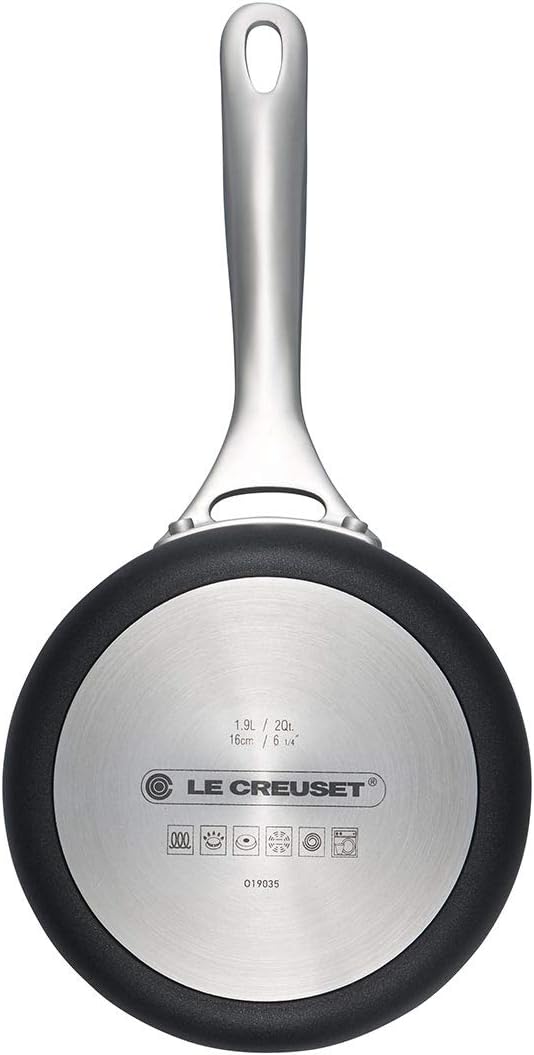 Le Creuset Toughened Nonstick PRO Saucepan With Glass Lid, 2 qt.