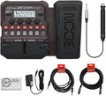 Zoom A1X FOUR Multi-Effects Processor Bundle with XLR Microphone Cable + Instrument Cable + Power Adapter + Cloth (5 Items)