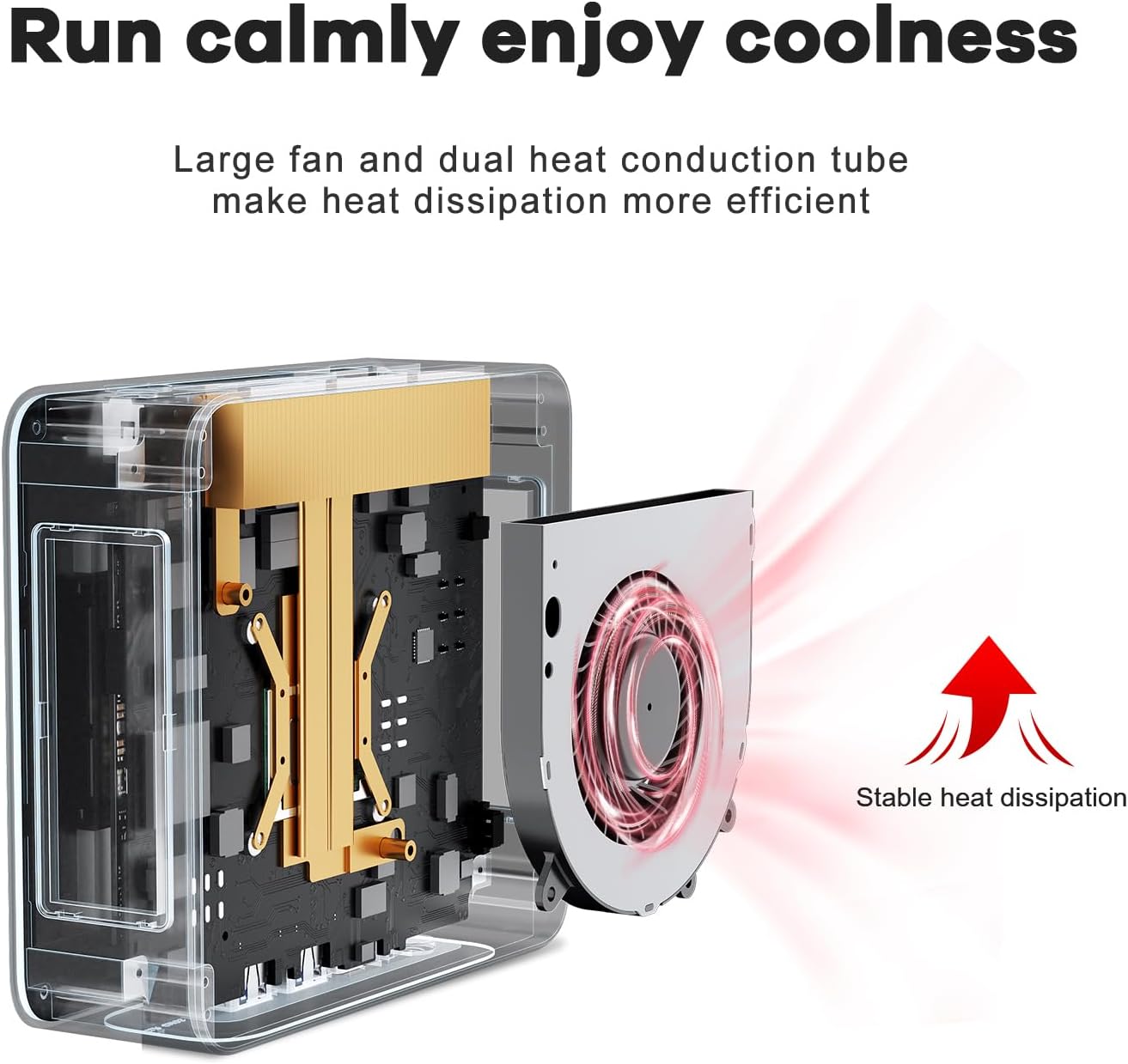 Beelink Mini PC, SER5 AMD Ryzen 5 5500U(7nm, 6C/12T) up to 4.0GHz, Mini Gaming Computer 32GB DDR4 RAM 500GB NVME SSD, Micro PC 4K@60Hz Dual Display, Mini Computer WiFi6/BT5.2/HTPC/W-11 Pro