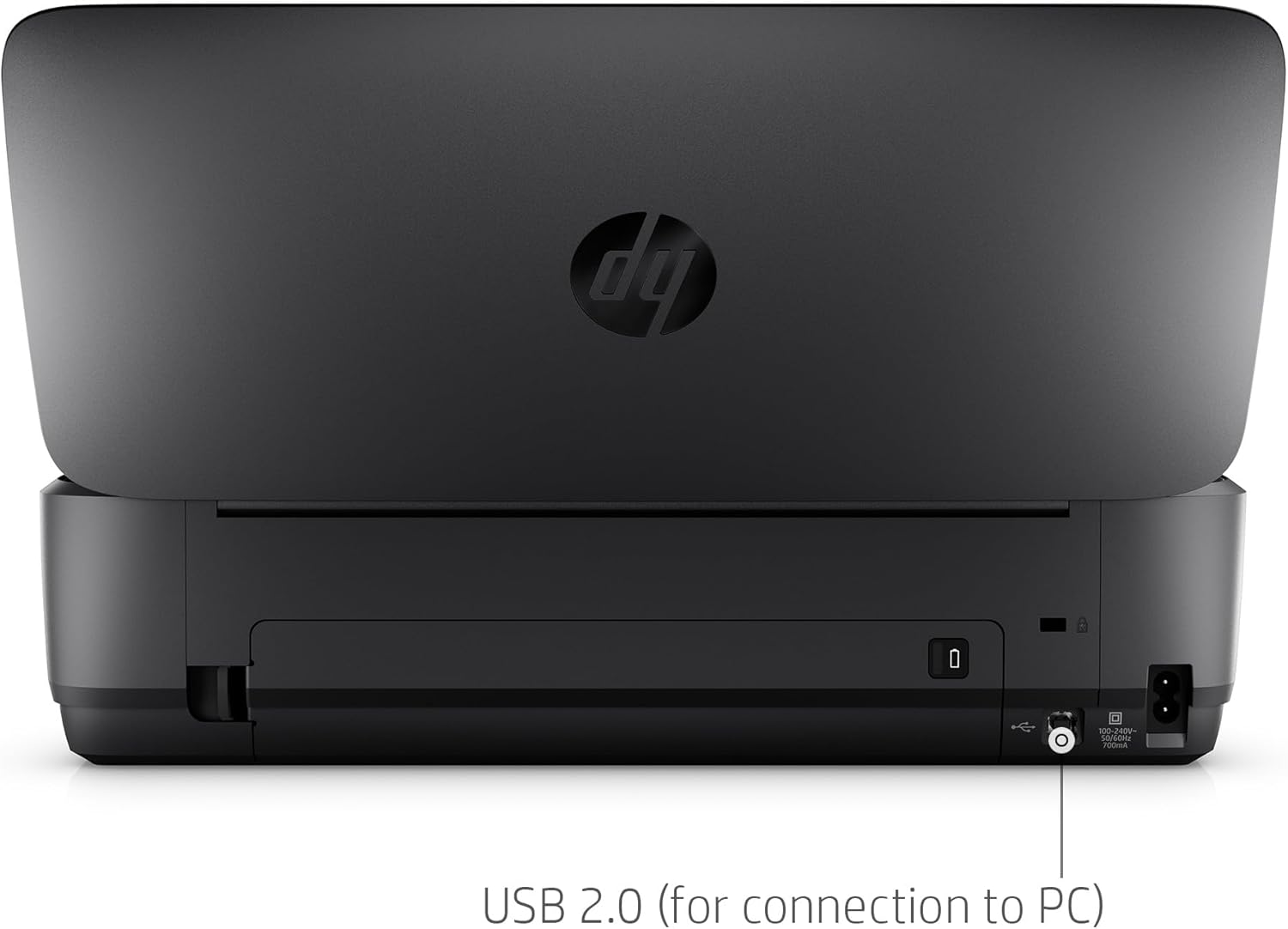 HP OfficeJet 250 Wireless Mobile Printer, Scanner, Copier - Black, Battery Included (CZ992A)