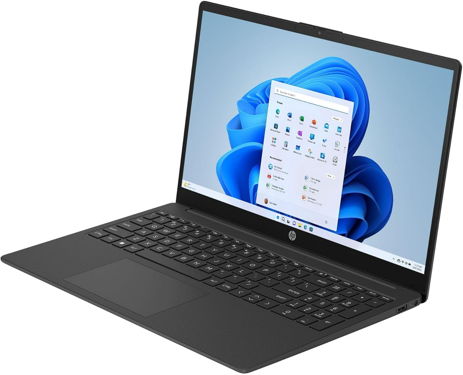 HP 15.6" HD Display Laptop | Intel Processor N200 | Intel UHD Graphics | Microsoft 365 Included | Black| 4GB RAM | 128GB SSD | Windows 11 S | Bundle with Wireless Mouse