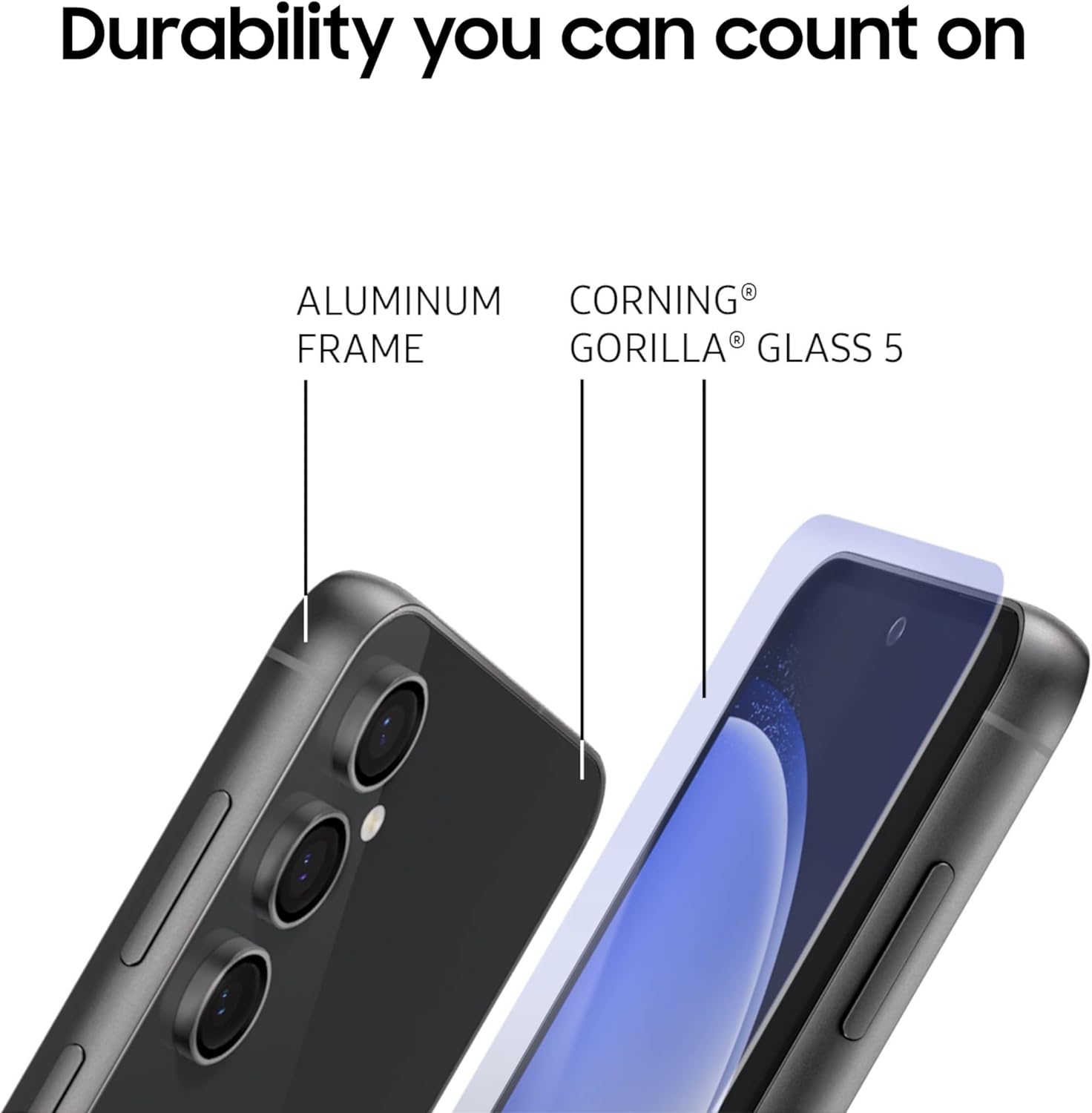 Samsung Galaxy S23 FE AI Cell Phone, 128GB Unlocked Android Smartphone, Long Battery Life, Premium Power Processor, Tough Gorilla Glass Display, Hi-Res 50MP Camera, US Version, 2023, Graphite