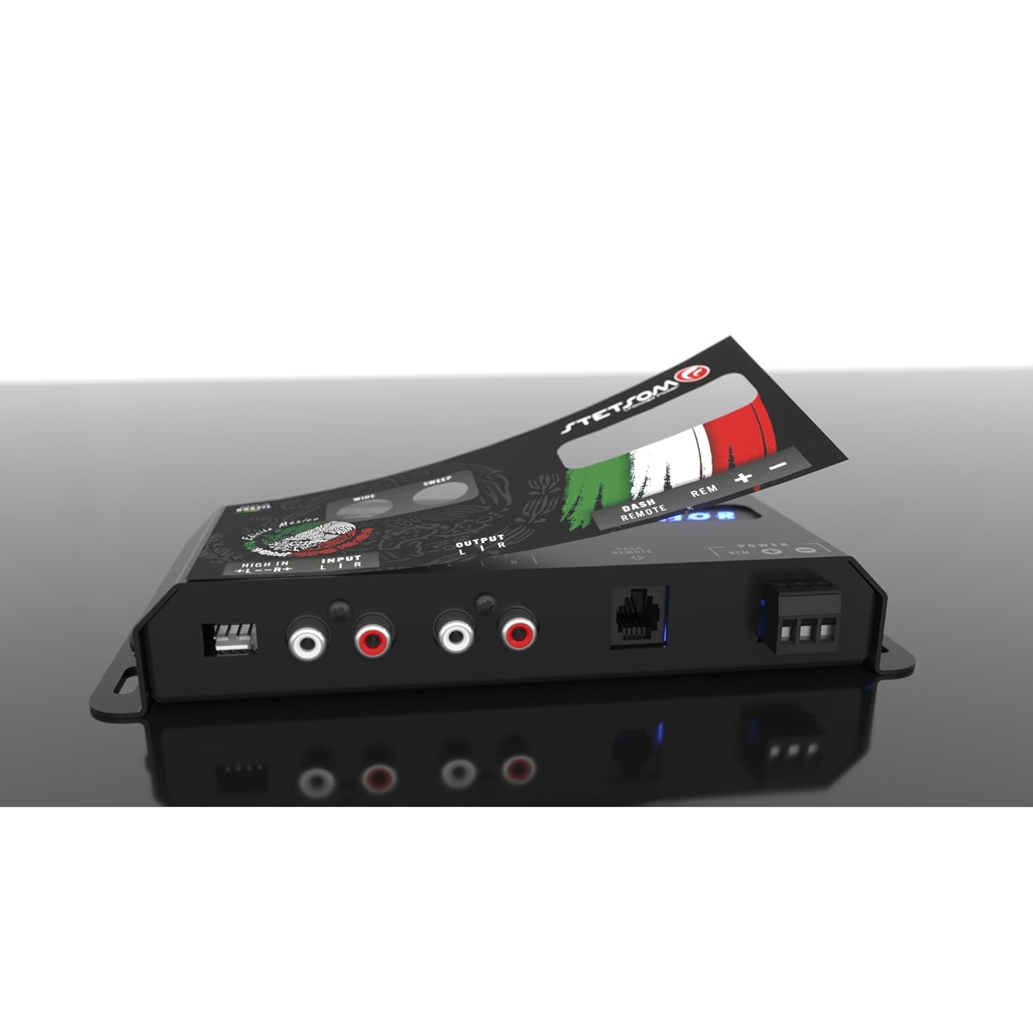 Stetsom Tremor Bass Restoration Processor, Car Audio Bass Booster Expander with Remote (Mexico Sticker Free)