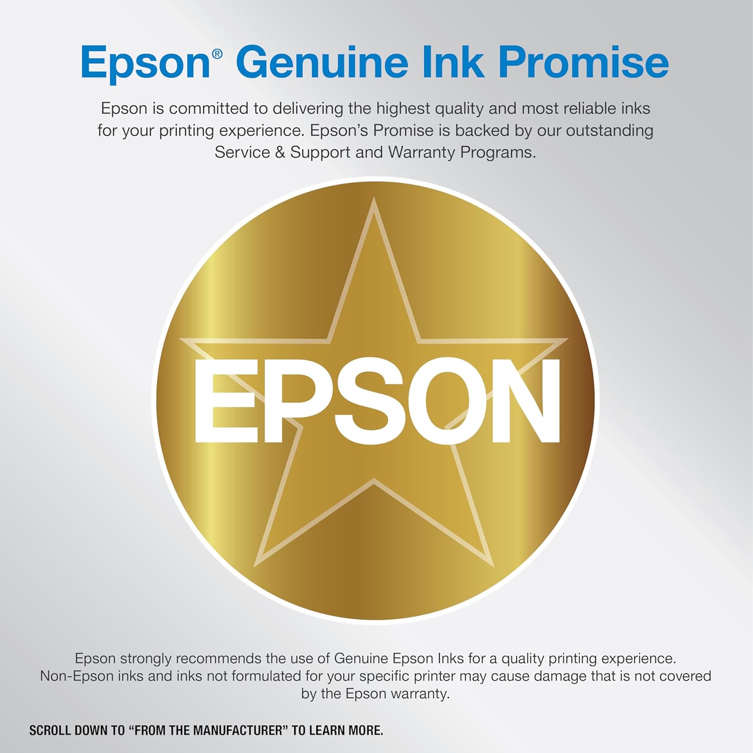 Epson EcoTank ET-15000 Wireless Color All-in-One Supertank Printer & 522 EcoTank Ink Ultra-high Capacity Bottle Cyan (T522220-S)